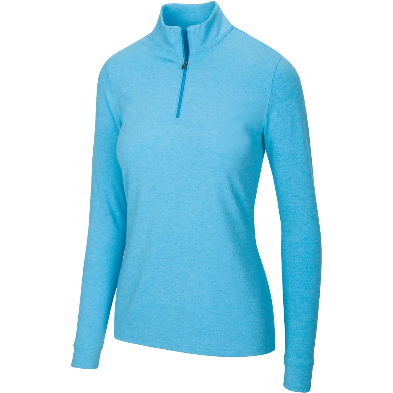 Greg Norman Women's Heathered Comfort Stretch 1/4 Zip Pullover 2021 - Image 8