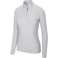 Greg Norman Women's Heathered Comfort Stretch 1/4 Zip Pullover 2021