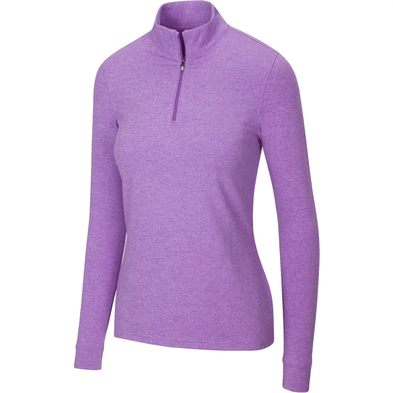 Greg Norman Women's Heathered Comfort Stretch 1/4 Zip Pullover 2021 - Image 4