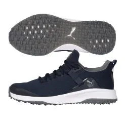 Puma Fusion EVO Extra Wide Golf Shoes Navy/Grey (On-Sale)