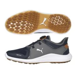 Puma IGNITE FASTEN8 Disc Golf Shoes Navy/Silver (On-Sale)