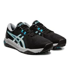 Asics Gel Course Glide Mens Golf Shoes Black/Silver