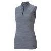Puma Womens Daily Golf Mockneck Sleeveless Shirt (On-Sale)