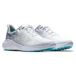 FootJoy Women's Flex Golf Shoes White/Grey/Multi 95767