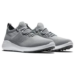 FootJoy FJ Flex XP Mens Golf Shoes Grey/White 56273 (PREVIOUS SEASON STYLE)