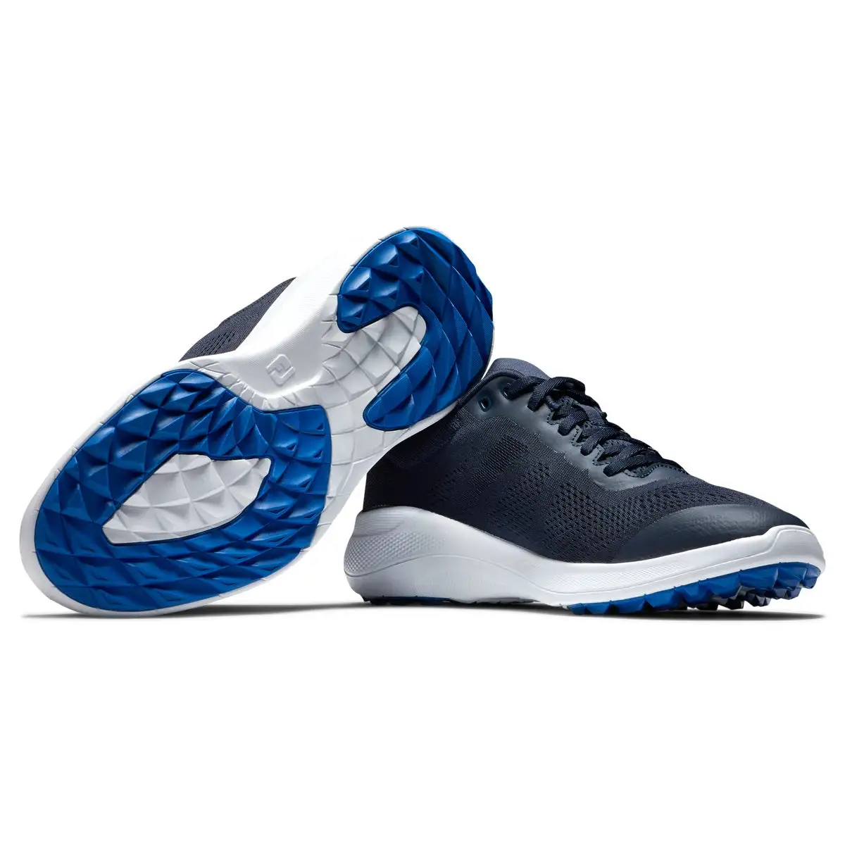 FootJoy Flex Golf Shoes Navy/White/Blue 56140 - Image 2