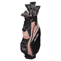 Tour Edge Moda Silk Womens Complete Golf Set W/ Bag Black/Rose Gold