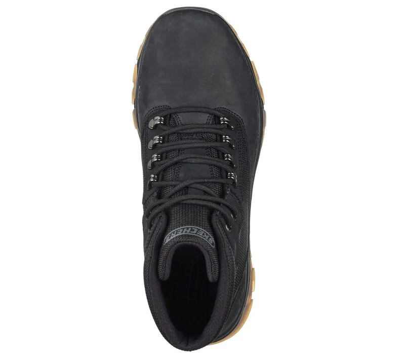 Skechers Men's Relaxed Fit Ralcon Lorken Hiking Boot - Black - Image 2