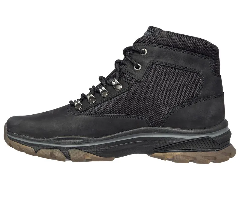 Skechers Men's Relaxed Fit Ralcon Lorken Hiking Boot - Black - Image 4