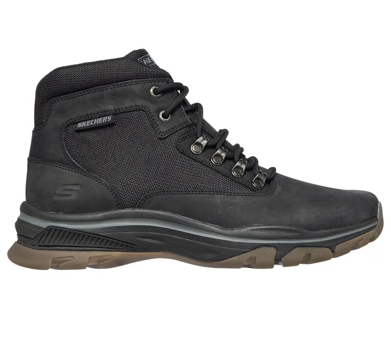 Skechers Men's Relaxed Fit Ralcon Lorken Hiking Boot - Black - Image 5