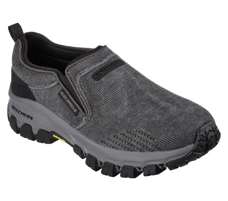 Skechers Men's Relaxed Fit Edgmont Shelvin Shoes - Black