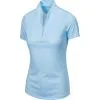 Greg Norman Womens ML75 2Below Palm Tree Foulard Zip Polo