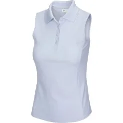 Greg Norman Women Sleeveless Protek Micro Pique Polo
