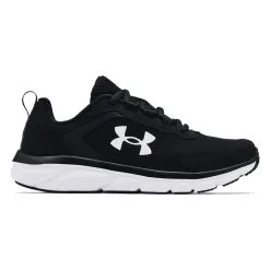 Under Armour Boys' Grade School UA Assert 9 Running Shoes - Black/White