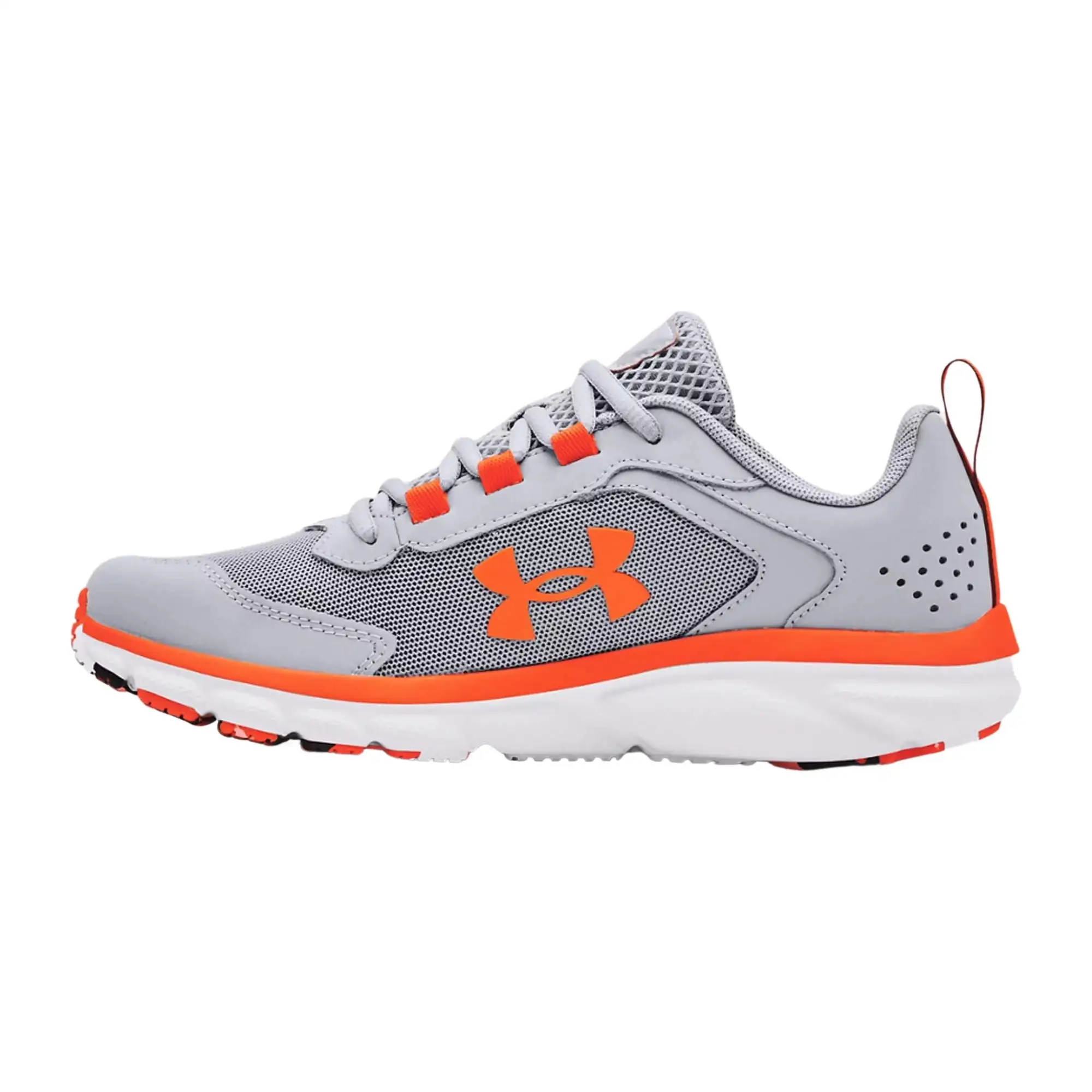 Under Armour Boys' Grade School UA Assert 9 Running Shoes - Mod Gray/White - Image 2