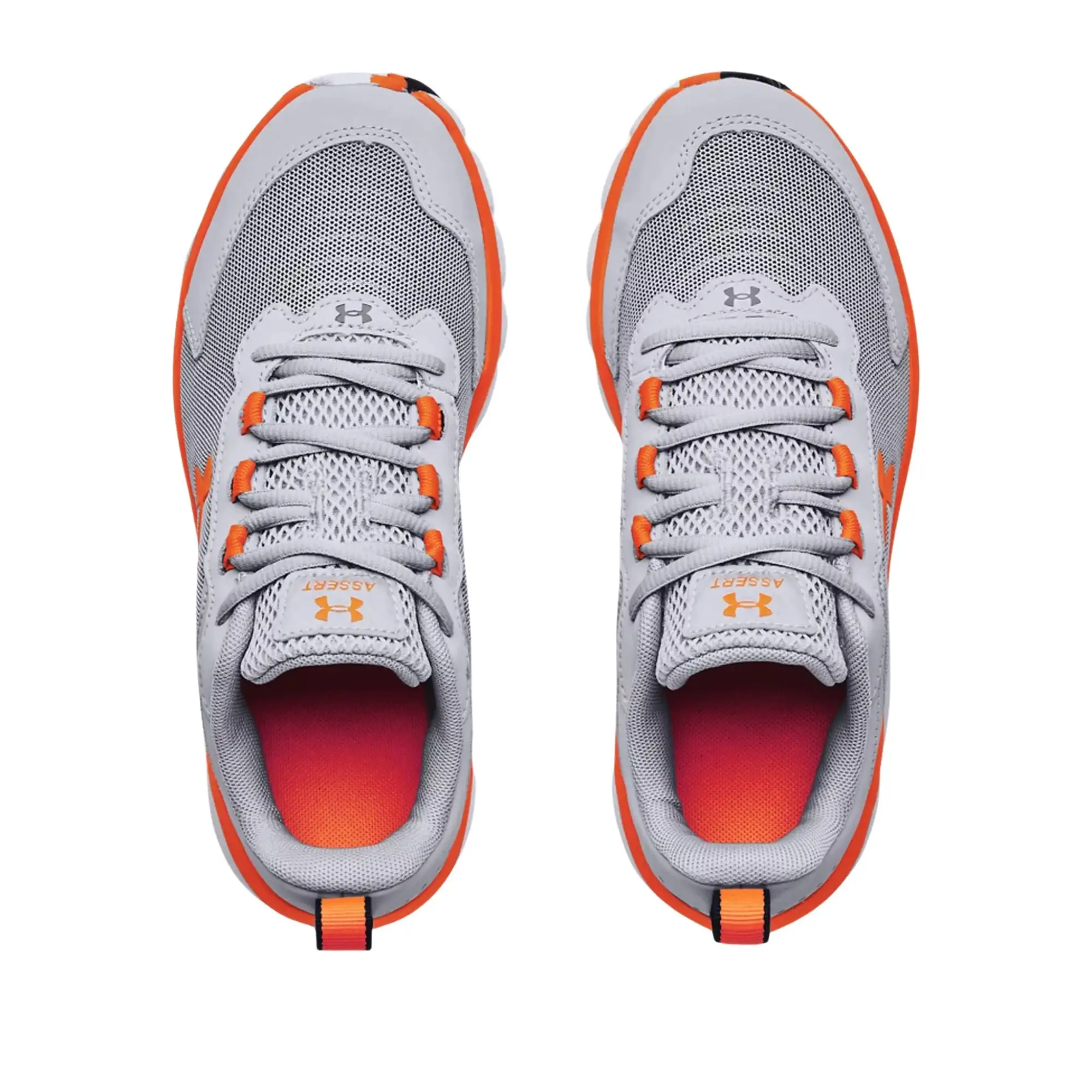 Under Armour Boys' Grade School UA Assert 9 Running Shoes - Mod Gray/White - Image 5