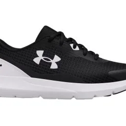 Under Armour Women's Surge 3 Running Shoes - Black/White