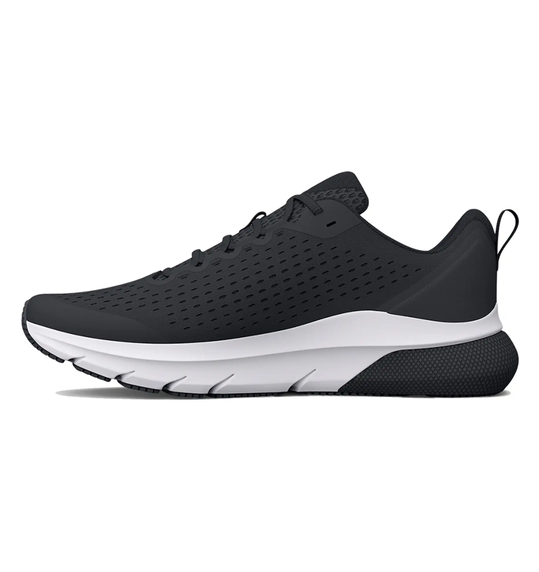 Under Armour UA HOVR Turbulence Running Shoes - Black/Jet Gray - Image 2