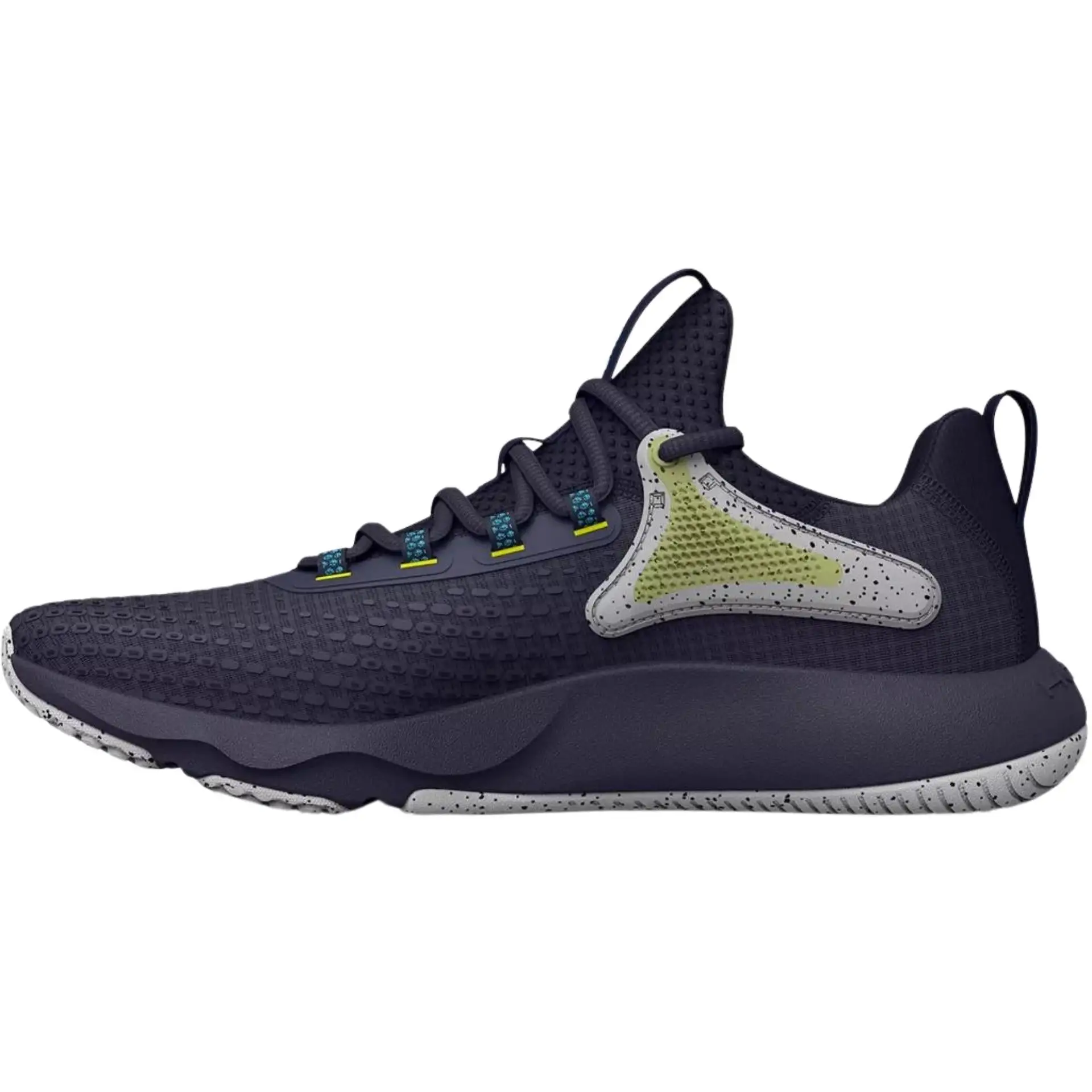 Under Armour Men's UA HOVR Rise 4 Training Shoes - Steel/Navy - Image 2