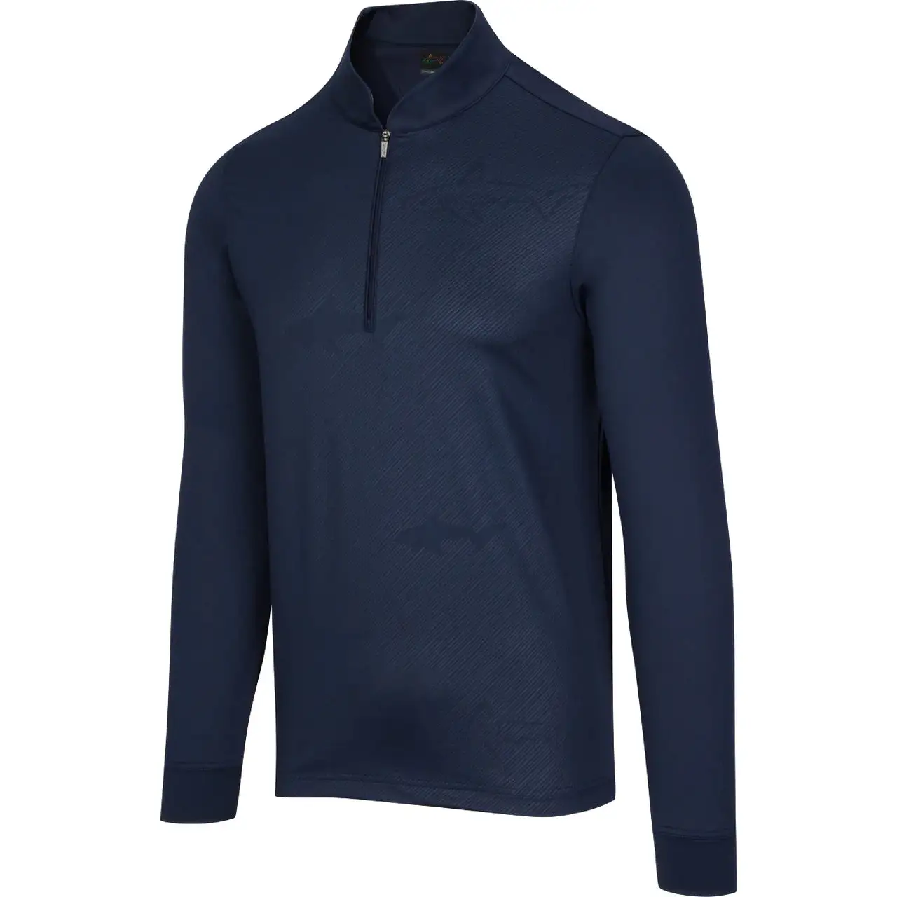 Greg Norman Shark Embossed Stretch 1/4 Zip Mock Pullover - 2020 - Image 3