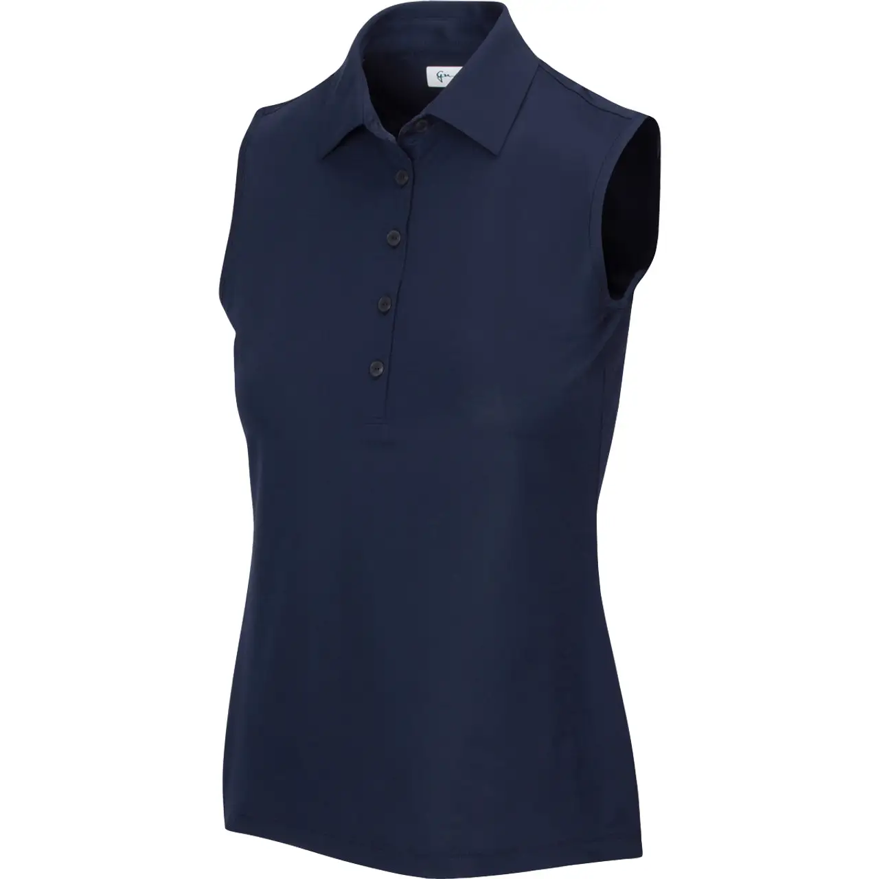 Greg Norman Women's Sleeveless Freedom Micro Pique Polo - Image 2