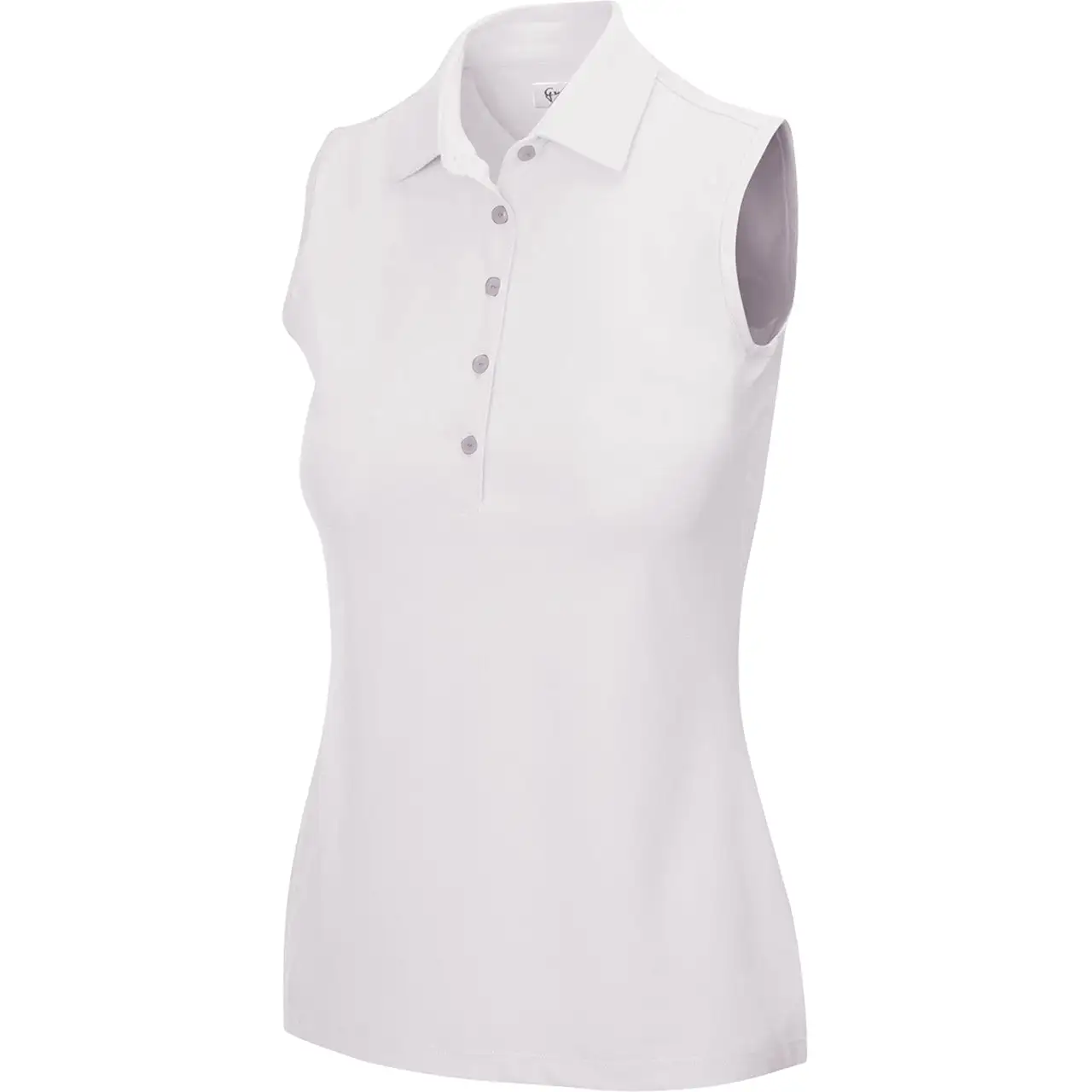 Greg Norman Women's Sleeveless Freedom Micro Pique Polo - Image 3