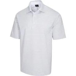 Greg Norman Men's ML75 Microlux 2Below Yarn Dye Stripe Polo