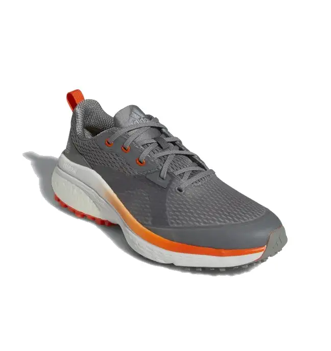 Adidas Men's Solarmotion Spikeless Golf Shoes - Grey Three/Orange - Image 3
