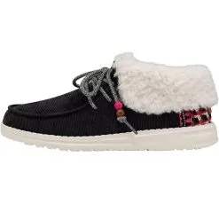 Hey Dude Women's Britt Shoes Corduroy Black