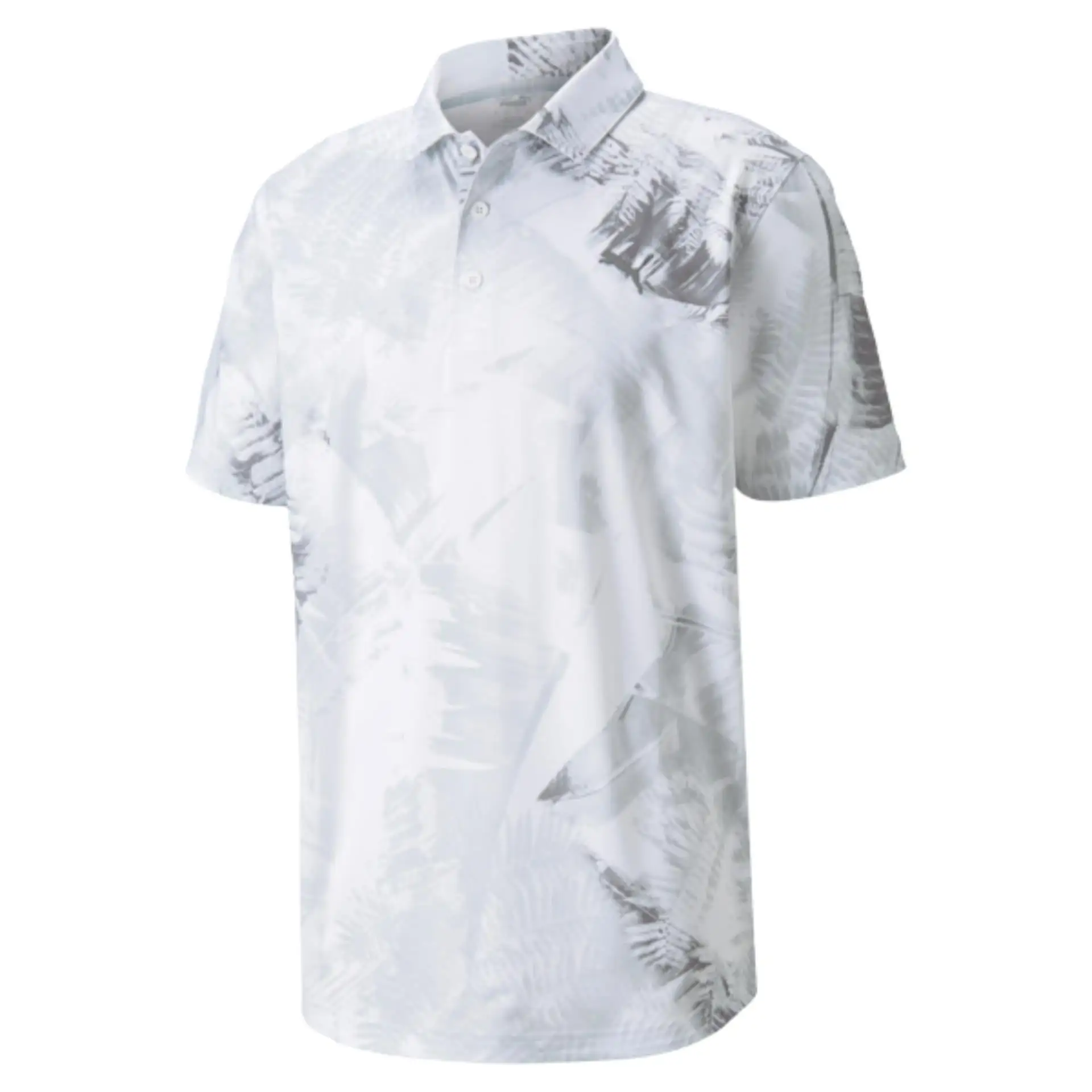 Puma Men's MATTR Palm Leaves Golf Polo 2022 (On-Sale) - Image 2