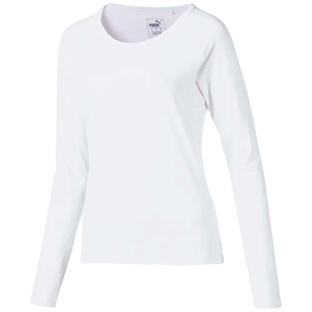 Puma Women's Long Sleeve Sun Crew Golf Shirt (On-Sale) - Image 3