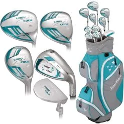 Tour Edge Lady Edge Complete Set Right Hand - Turquoise/White