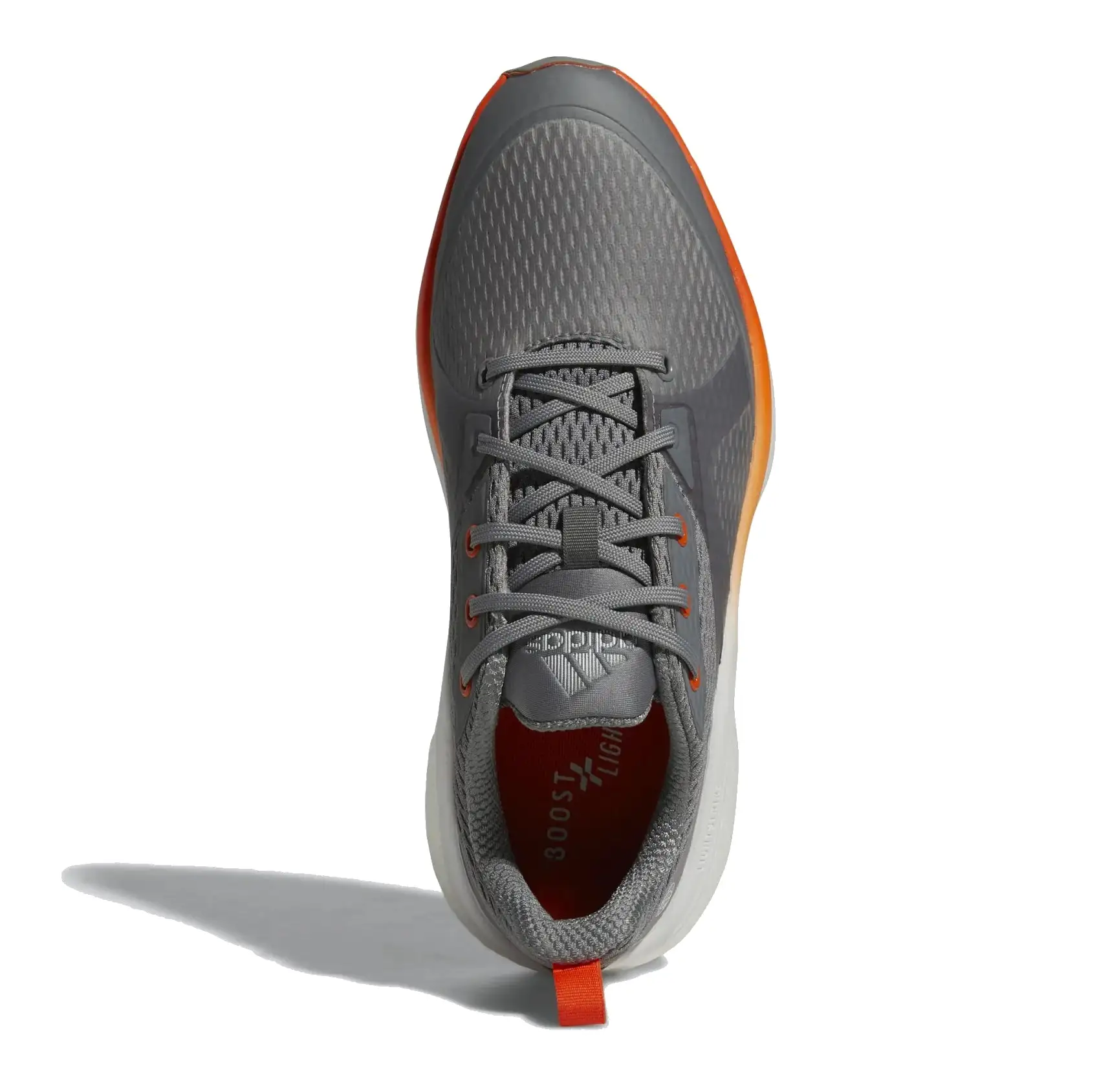 Adidas Men's Solarmotion Spikeless Golf Shoes - Grey Three/Orange - Image 4