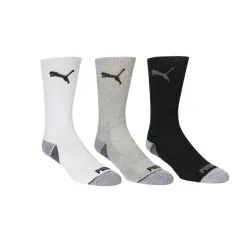 Puma Pounce Crew Cut Socks 3 Pair Pack