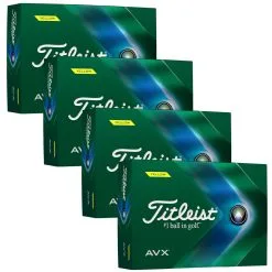 Titleist 2022 AVX Golf Balls Yellow - Buy 3 Dozen, Get 1 Dozen Free