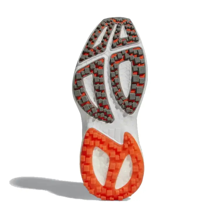 Adidas Men's Solarmotion Spikeless Golf Shoes - Grey Three/Orange - Image 5