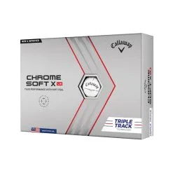 Callaway Chrome Soft X LS Triple Track White Golf Balls (1 Dozen)