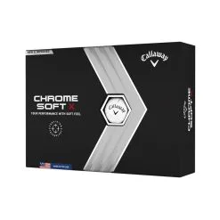 Callaway Chrome Soft X White Golf Balls 1 Dozen