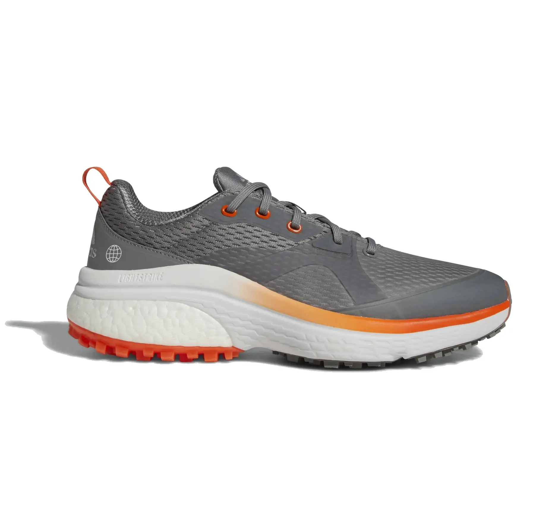 Adidas Men's Solarmotion Spikeless Golf Shoes - Grey Three/Orange