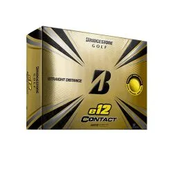 Bridgestone E12 CONTACT Matte Yellow Golf Balls (1 Dozen)