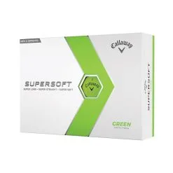 Callaway Supersoft Green Golf Balls 2023 (1 Dozen)