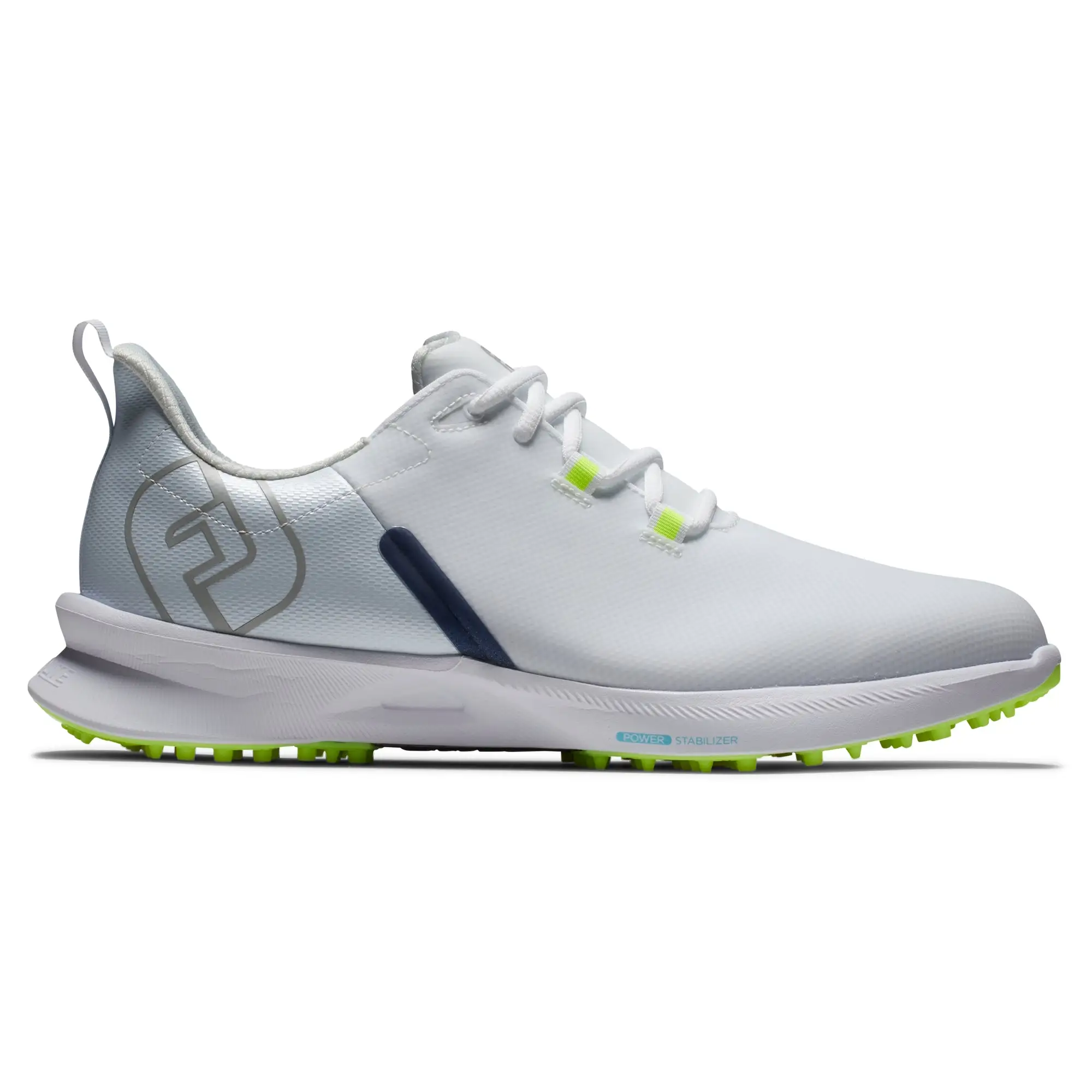 FootJoy Fuel Men's Golf Shoes 55453 - White/Navy/Green - Image 2