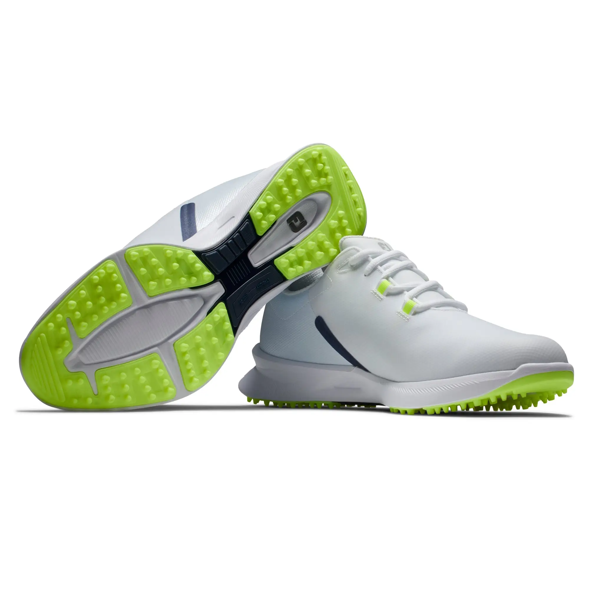 FootJoy Fuel Men's Golf Shoes 55453 - White/Navy/Green - Image 5