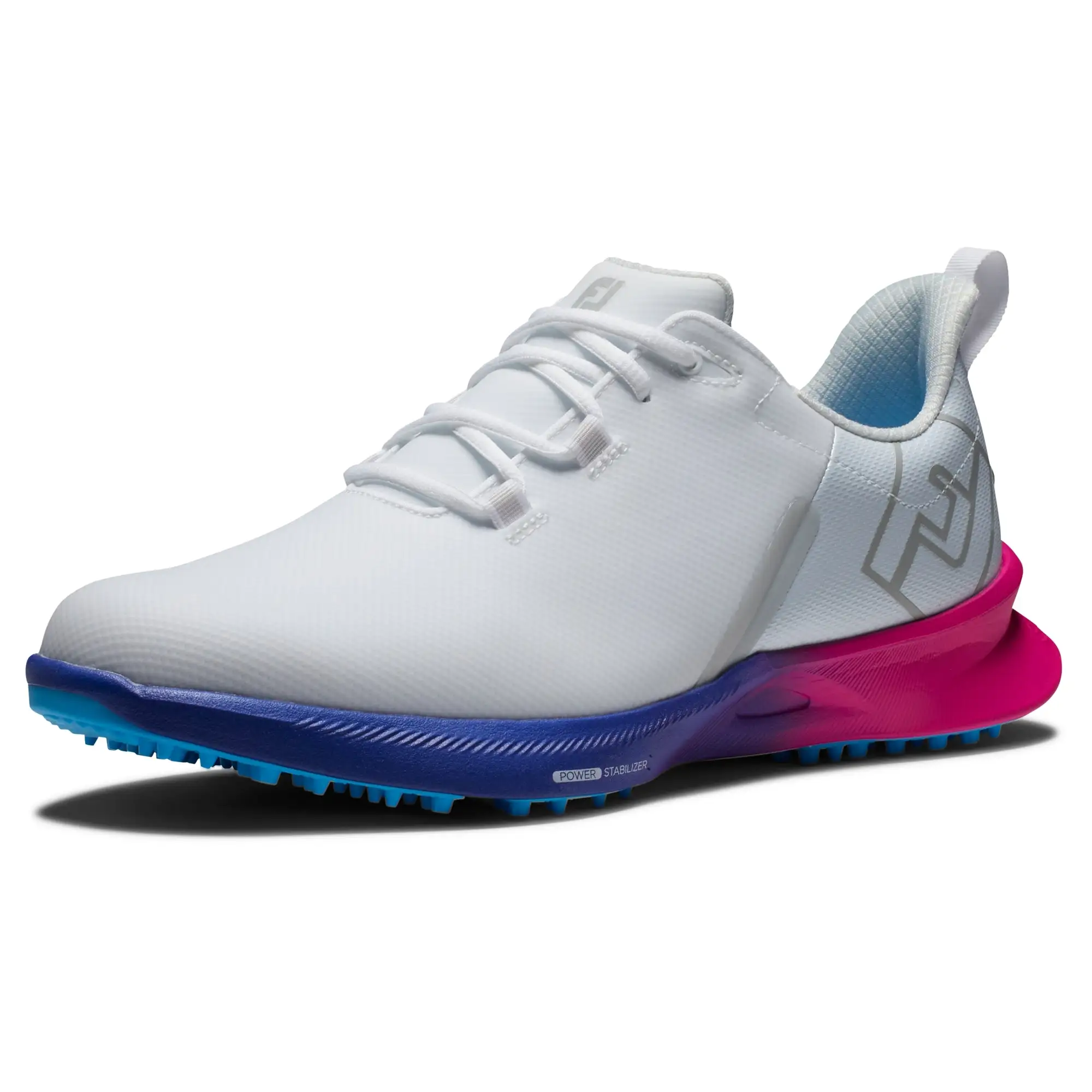 FootJoy Fuel Men's Golf Shoes 55455 - White/Pink/Blue