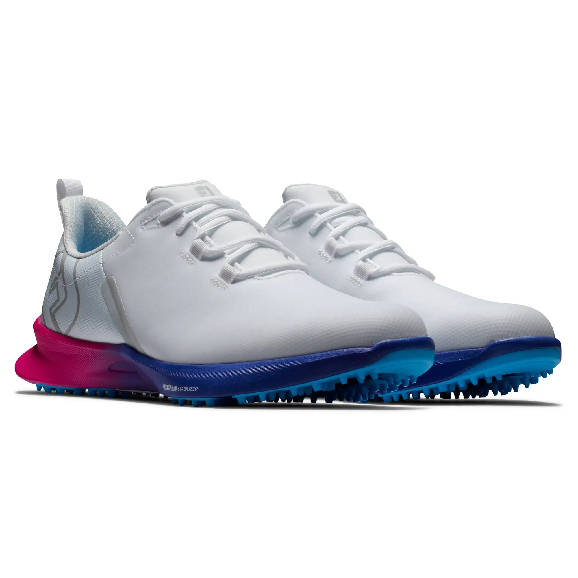 FootJoy Fuel Men's Golf Shoes 55455 - White/Pink/Blue - Image 5