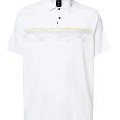 Oakley Men's Print Layer Stripe Polo Golf Shirt