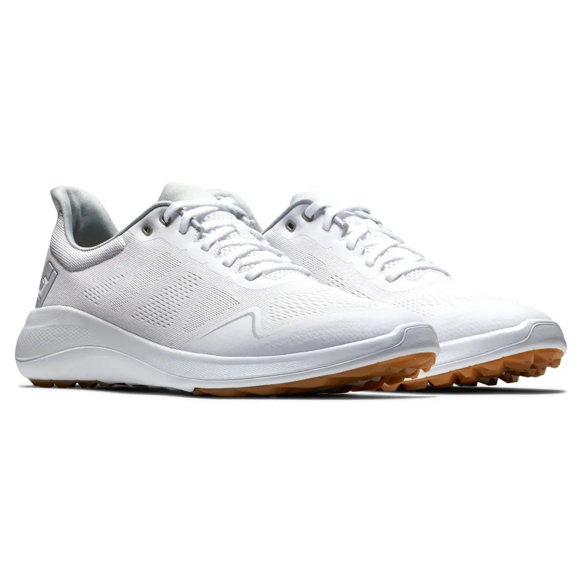 FootJoy Flex Golf Shoes White/Tan 56139