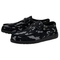 Hey Dude Wally Ascend Men's Shoes Ripstop Phantom Camo