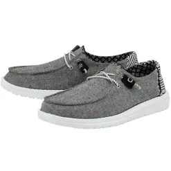 Hey Dude Wendy Chambray Women's Shoes Onyx