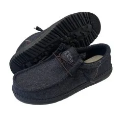 Hey Dude Wally Funk Aztec Wool Men's Shoes Black